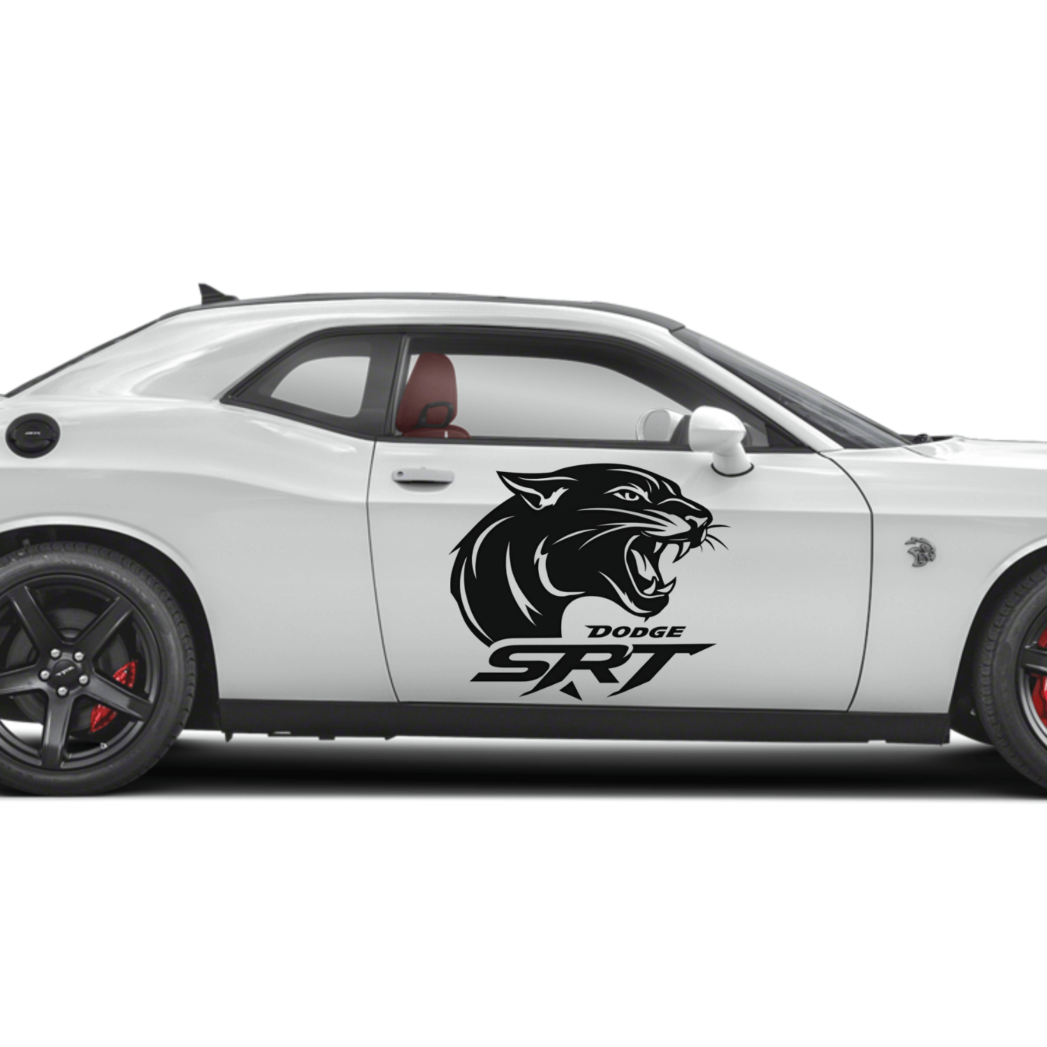 Dodge SRT Tiger Vinyl Decal Sticker – Aggressive Muscle Car Graphic – Fits Challenger, Charger, Durango – 6" to 45" Weatherproof