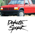 1996 Dodge Dakota Sport Decals | Set of 2
