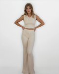 Fable Knit Pant - Ecru