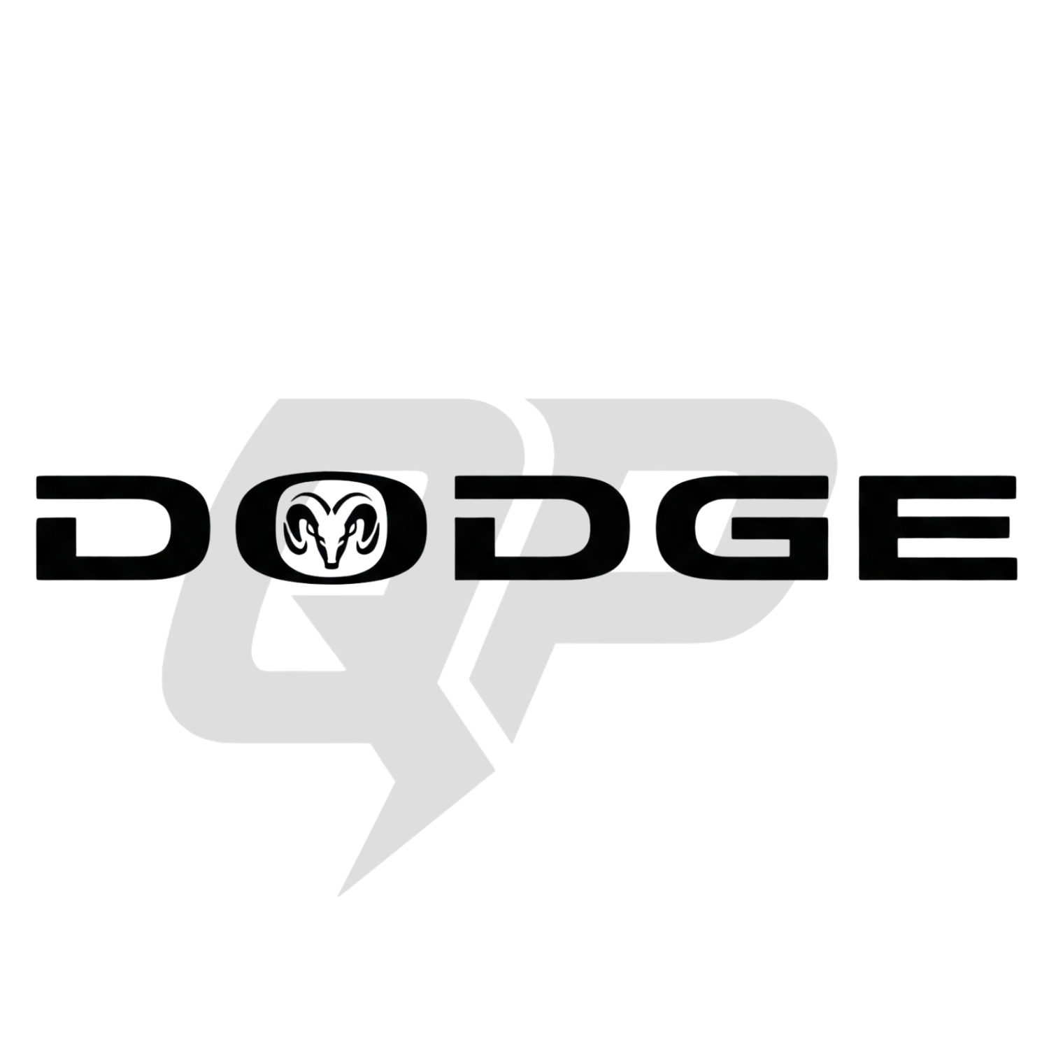 Dodge Logo Decal | Premium Vinyl Emblem Sticker