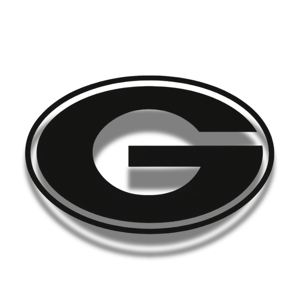 UGA Stickers - Georgia Bulldogs G Logo 12-Inch Vinyl Decal Car Truck Window Sticker - Georgia Sticker for UGA Fan Vehicles