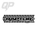 Ford Raptor Tire Track Decal | Premium Vinyl Racing Graphics