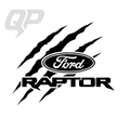 Ford Raptor Claw Scratch Decal | Premium Vinyl Racing Graphics