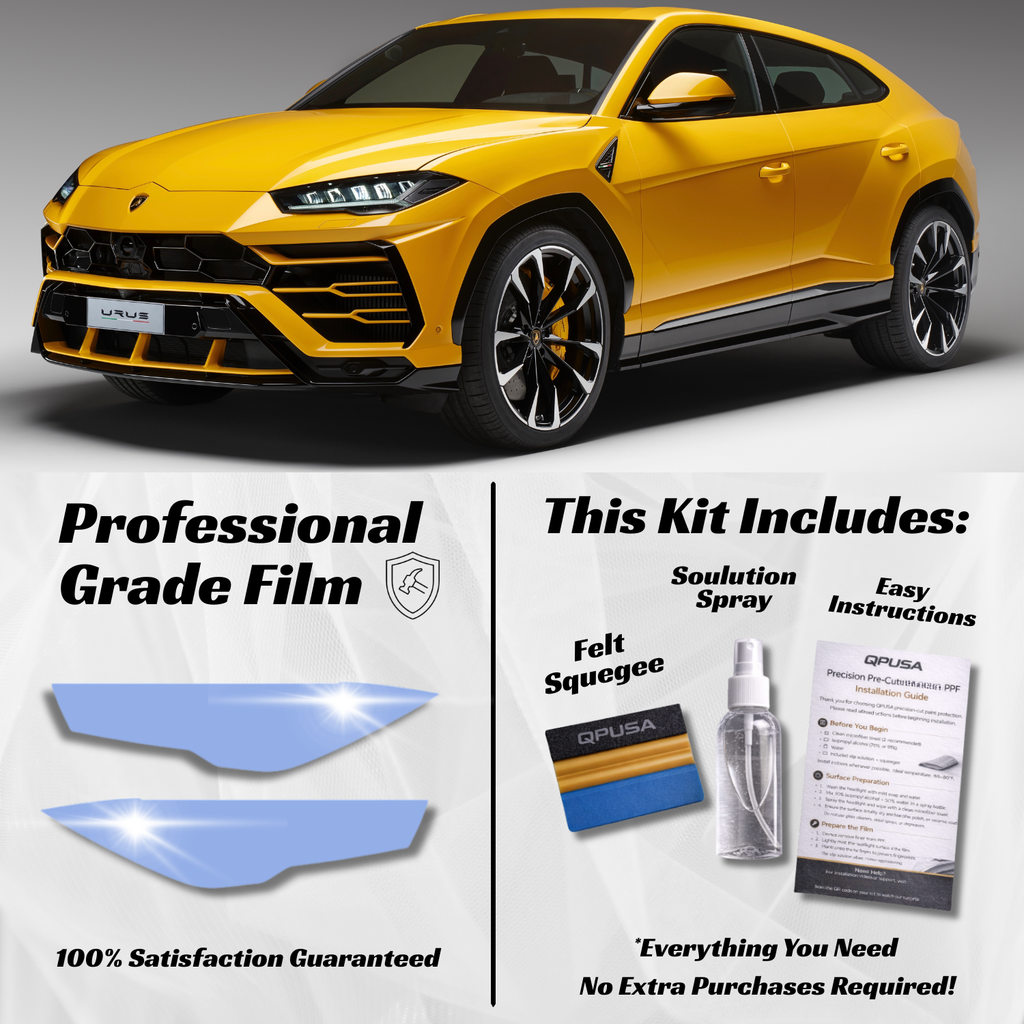 Lamborghini Urus (2018-2025) Headlight PPF Protection Kit - Pre-Cut