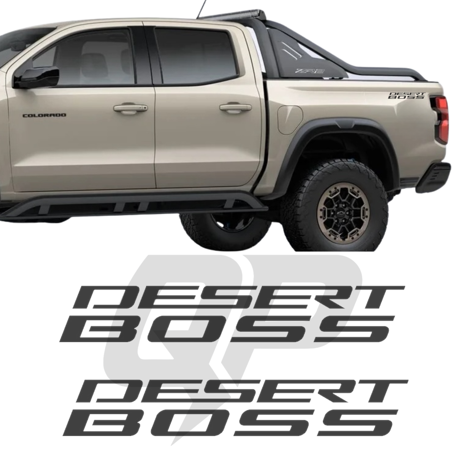Chevy Colorado Desert Boss Rear Fender Decal Kit