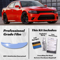 Dodge Charger SRT/Scat Pack (2015-2023) Partial Hood PPF Protection Kit - Pre-Cut