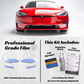 Tesla Model S Plaid Headlight PPF Protection Kit