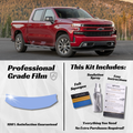 Chevrolet Silverado 1500 (2019-2022) Partial Hood PPF Protection Kit - Pre-Cut