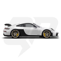 992 GT3 Side Rocker & Fender Decal Kit – Premium Vinyl Graphics