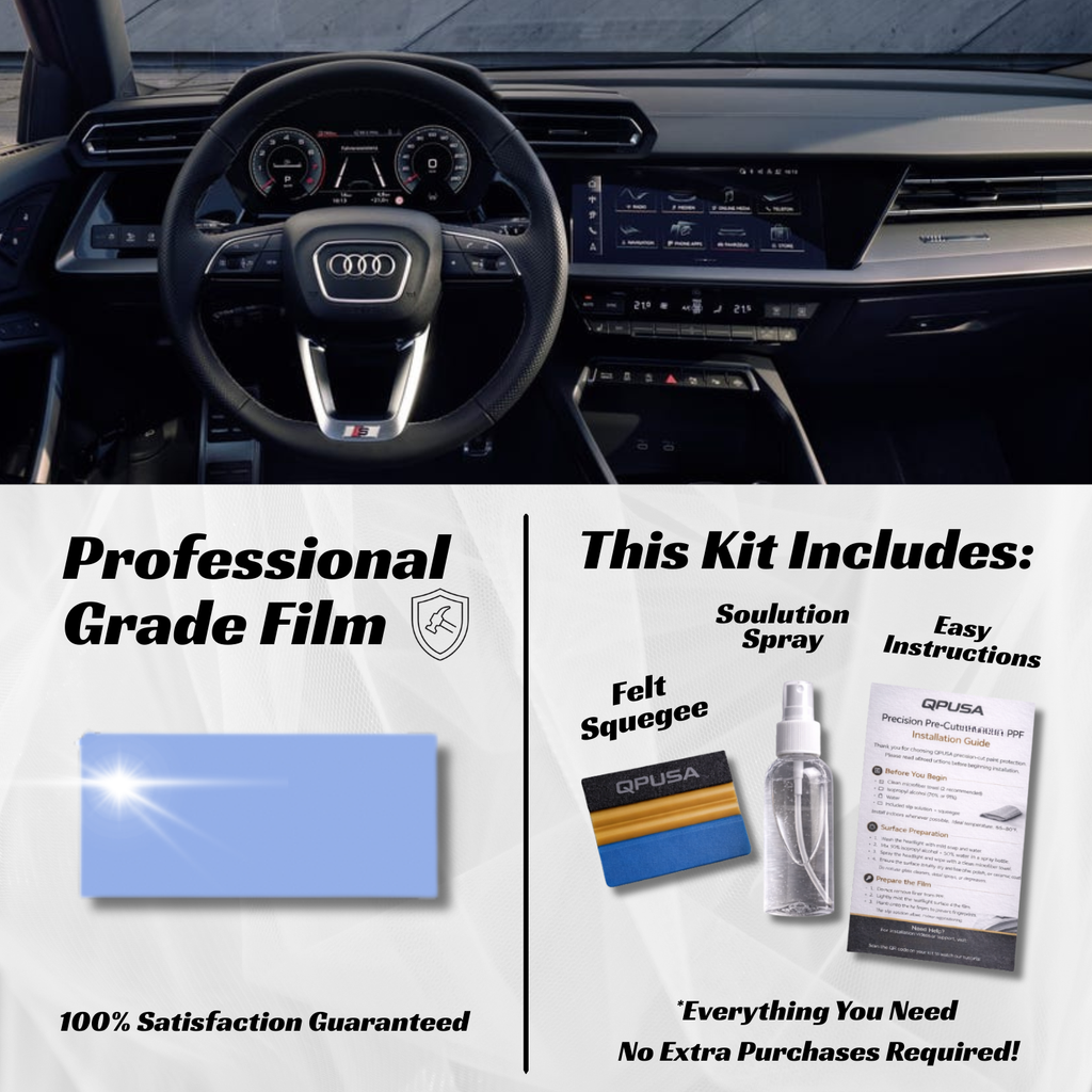 Audi A3 (2022-2026) Infotainment Screen Protector - PPF Film