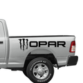 Monster Energy Mopar Logo Vinyl Decal Sticker – Sizes 6" to 45" – Weatherproof Dodge Performance Graphic for Truck or Window