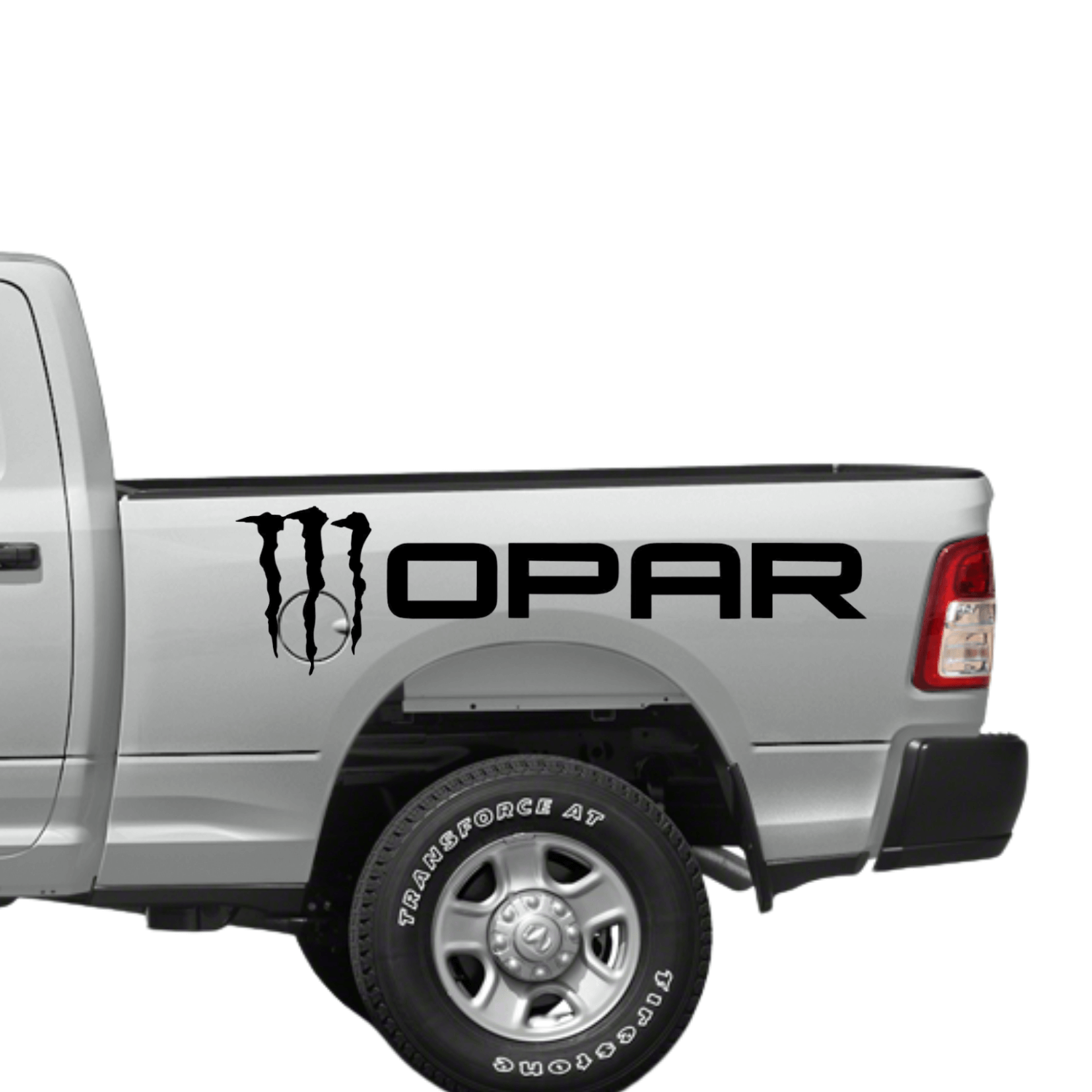 Monster Energy Mopar Logo Vinyl Decal Sticker – Sizes 6" to 45" – Weatherproof Dodge Performance Graphic for Truck or Window