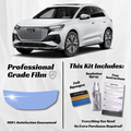Audi Q4 e-tron (2022-2026) Partial Hood PPF Protection Kit - Pre-Cut
