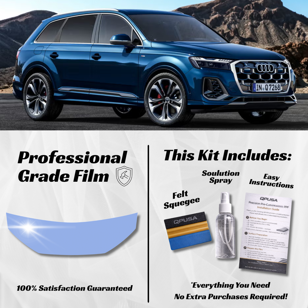 Audi Q7 (2025-2026) Partial Hood PPF Protection Kit - Pre-Cut