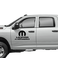 Mopar Hi-Performance Vinyl Decal Sticker – Retro Dodge Racing Design – 6" to 45" Weatherproof Graphic for Muscle Cars & Trucks