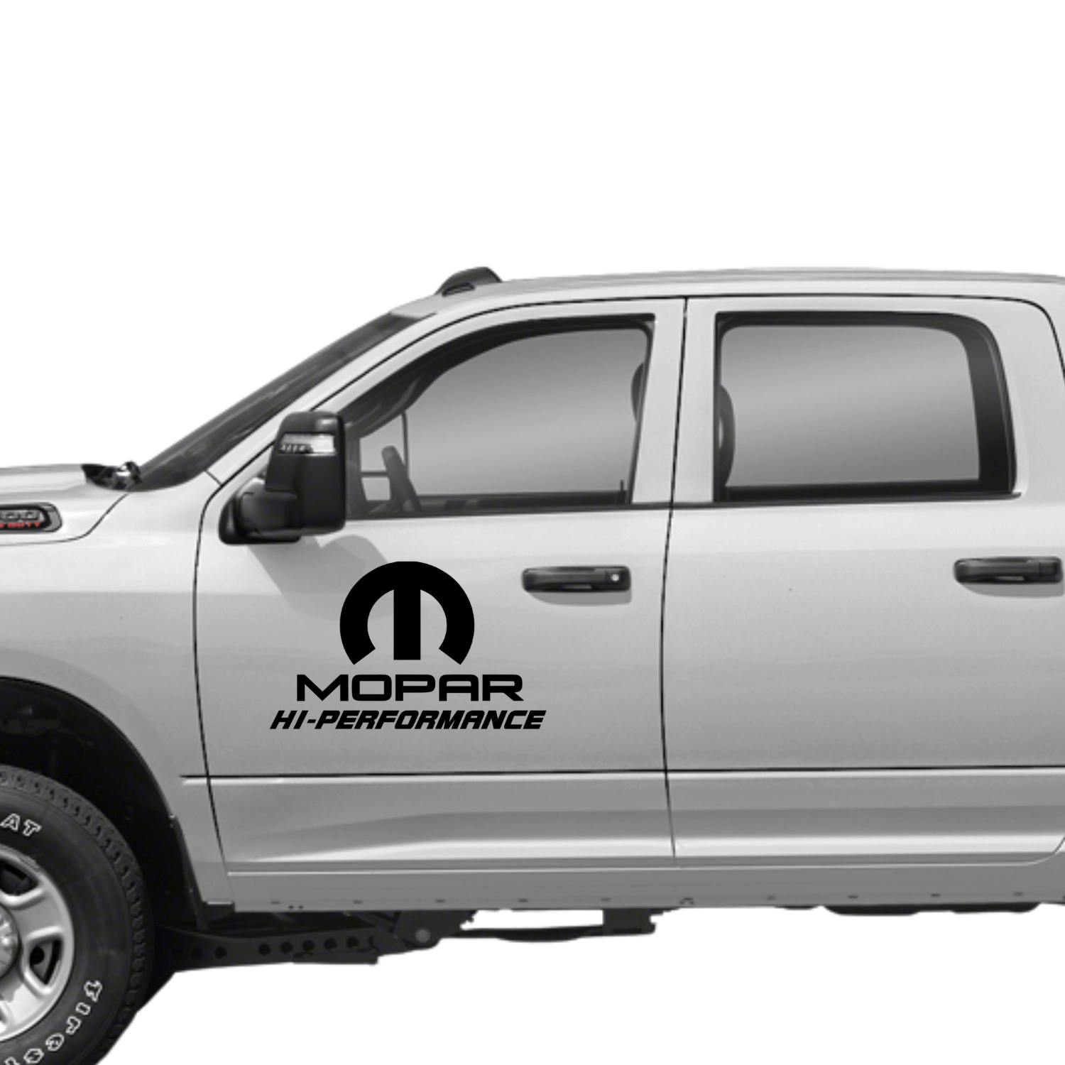Mopar Hi-Performance Vinyl Decal Sticker – Retro Dodge Racing Design – 6" to 45" Weatherproof Graphic for Muscle Cars & Trucks
