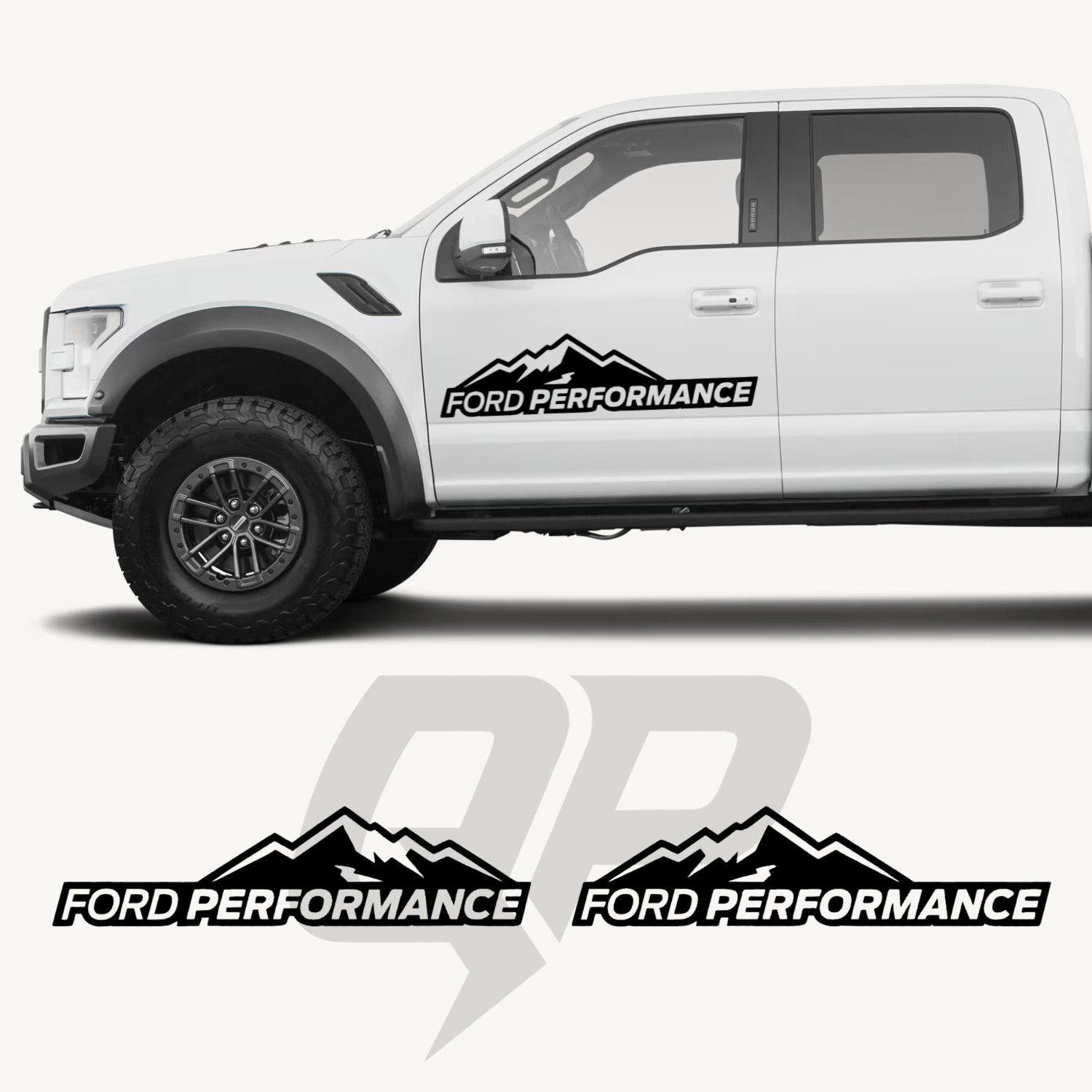Ford Raptor Performance Off-Road Decal Kit | Premium Vinyl Graphics 2PC