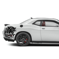 SRT Tiger Dodge Hellcat Vinyl Decal Sticker – 6" to 45" – Aggressive Muscle Car Graphic – Weatherproof Window or Hood Sticker