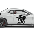 SRT Hellcat Tiger Decal Sticker – Dodge Challenger & Charger Vinyl Graphic – Muscle Car Window or Hood Sticker 6" to 45"