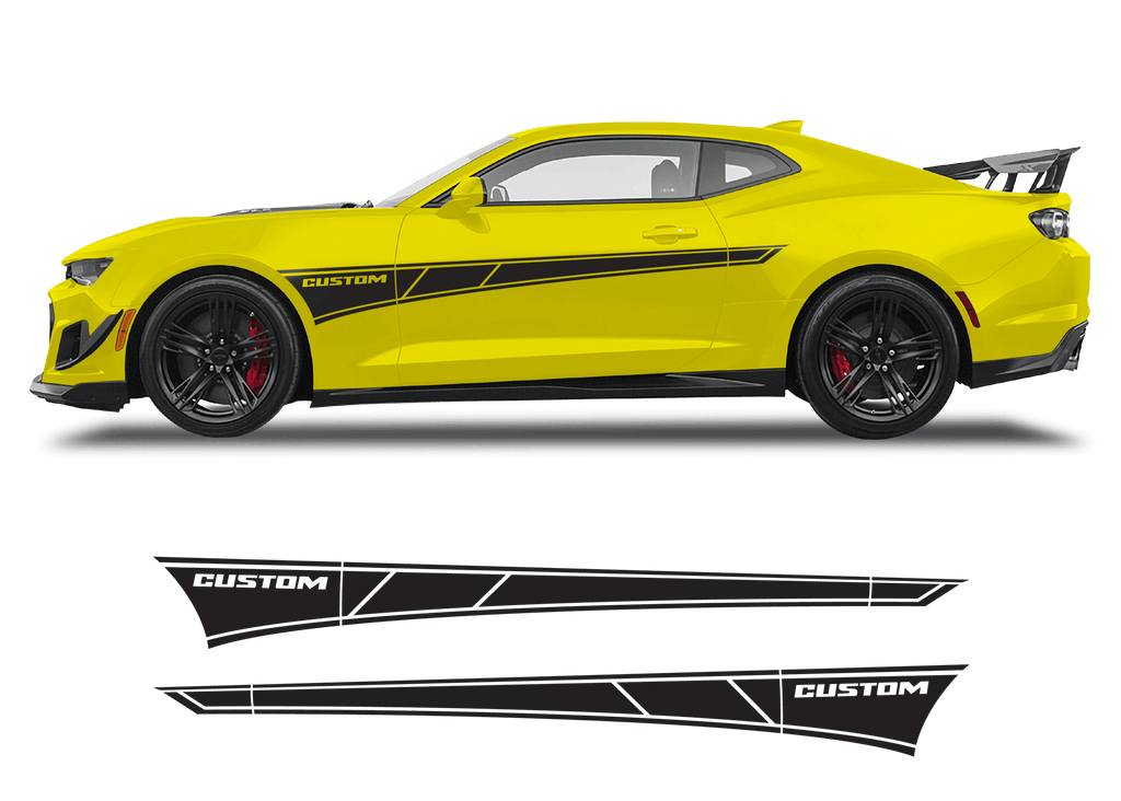 Chevrolet Camaro Side Custom Graphics Stripe
