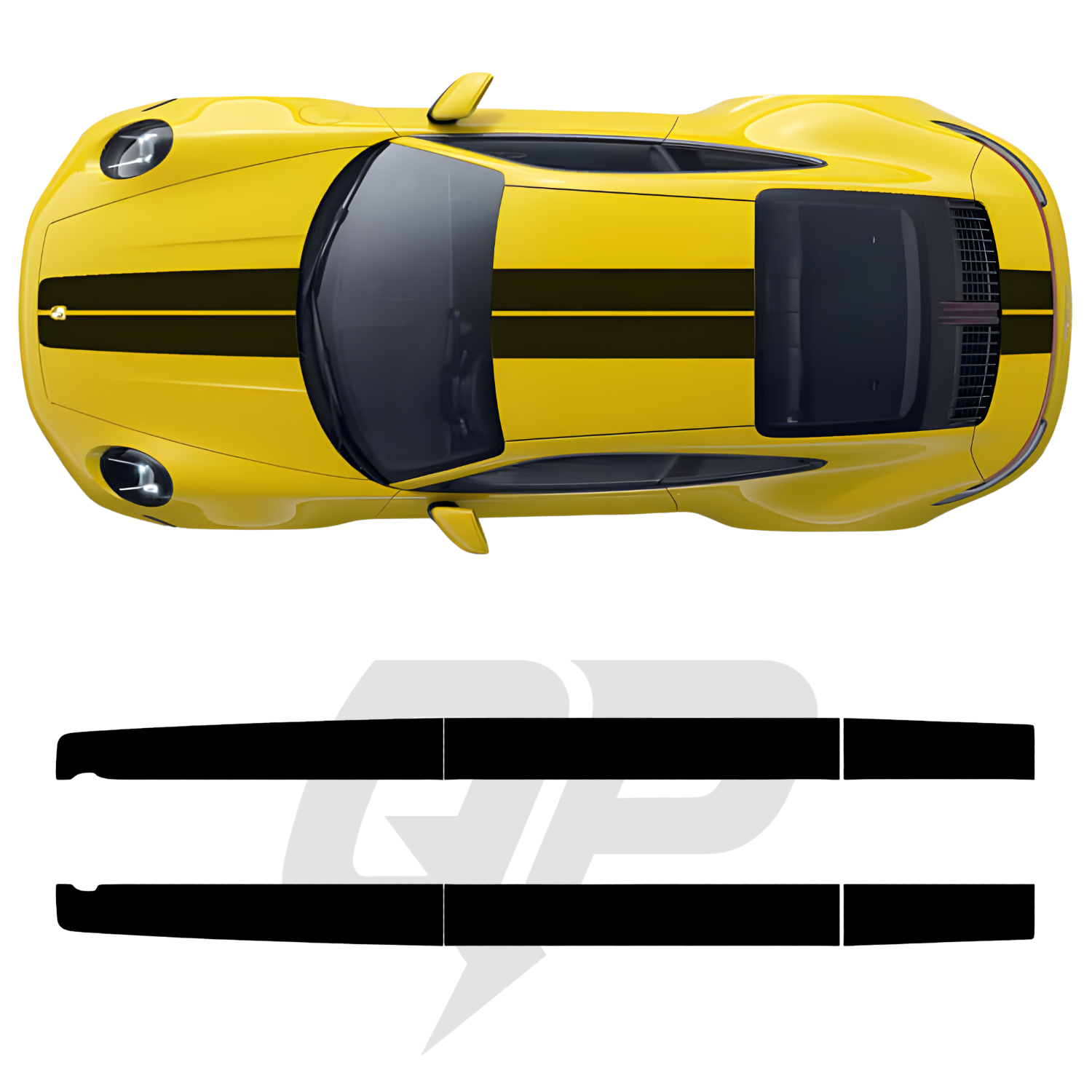 992 Turbo S Center Stripe Decal