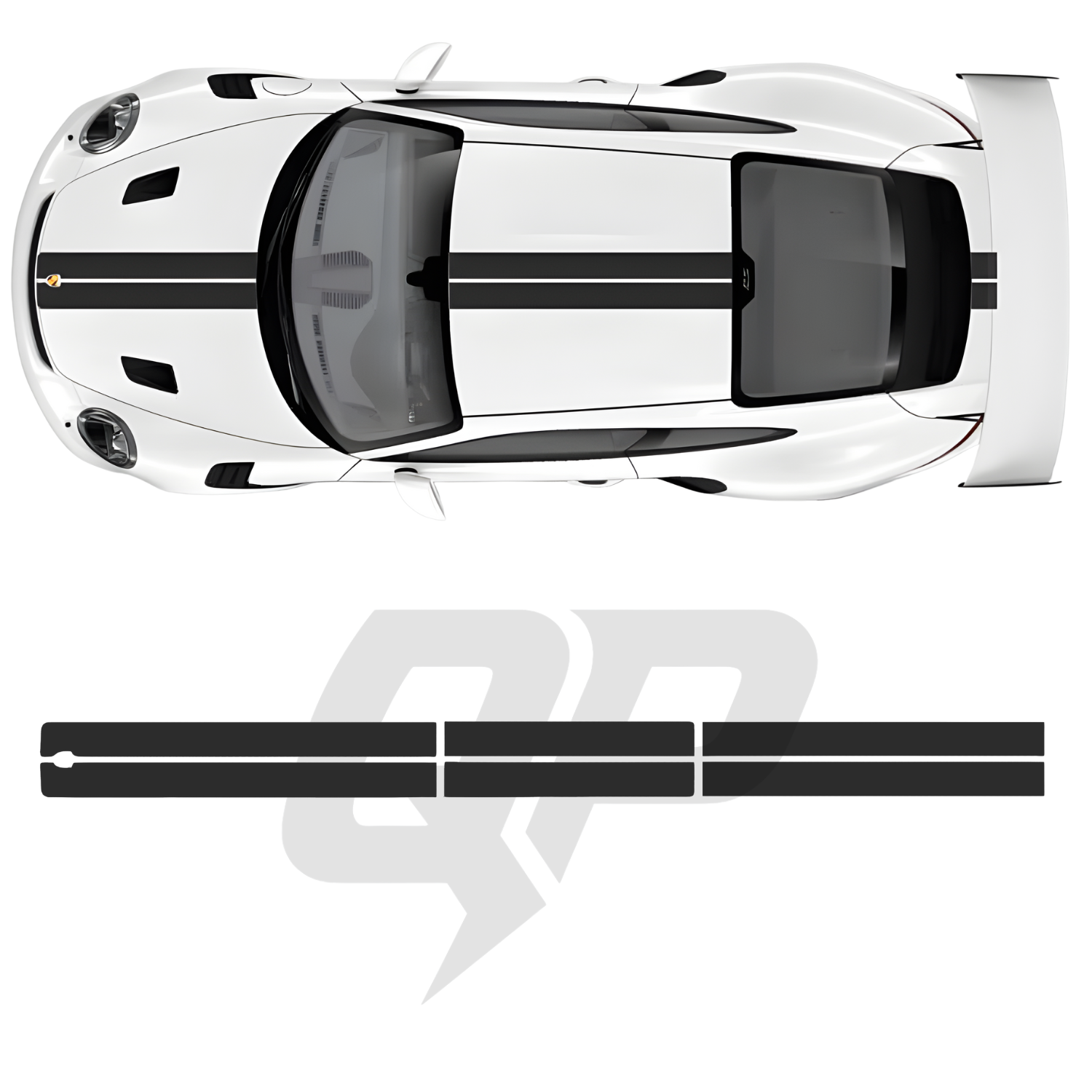 991 Center Stripe Decal