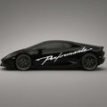 Lamborghini Huracán Performante Side Stripe 80" Decal – Bold Script Graphic