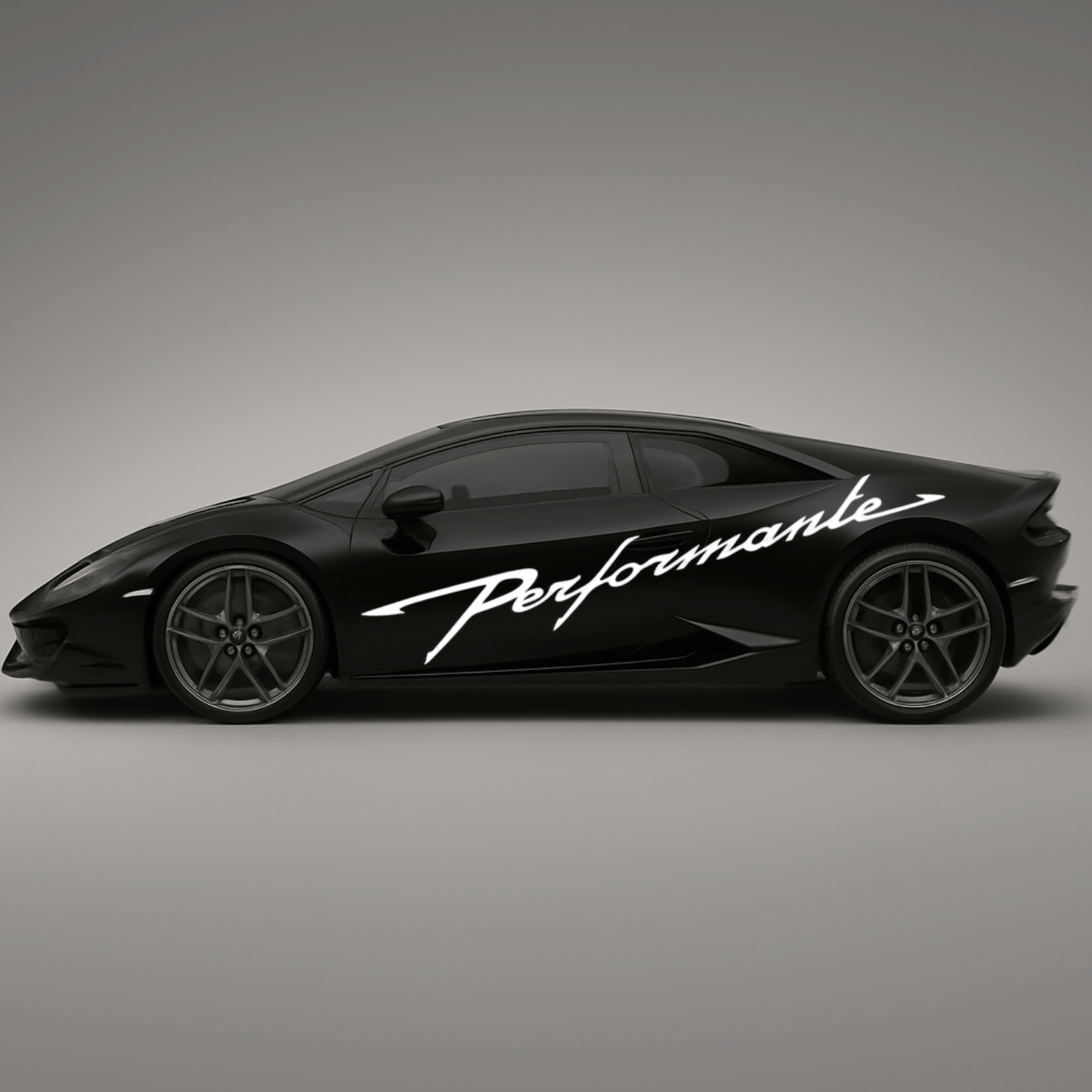 Lamborghini Huracán Performante Side Stripe 80" Decal – Bold Script Graphic