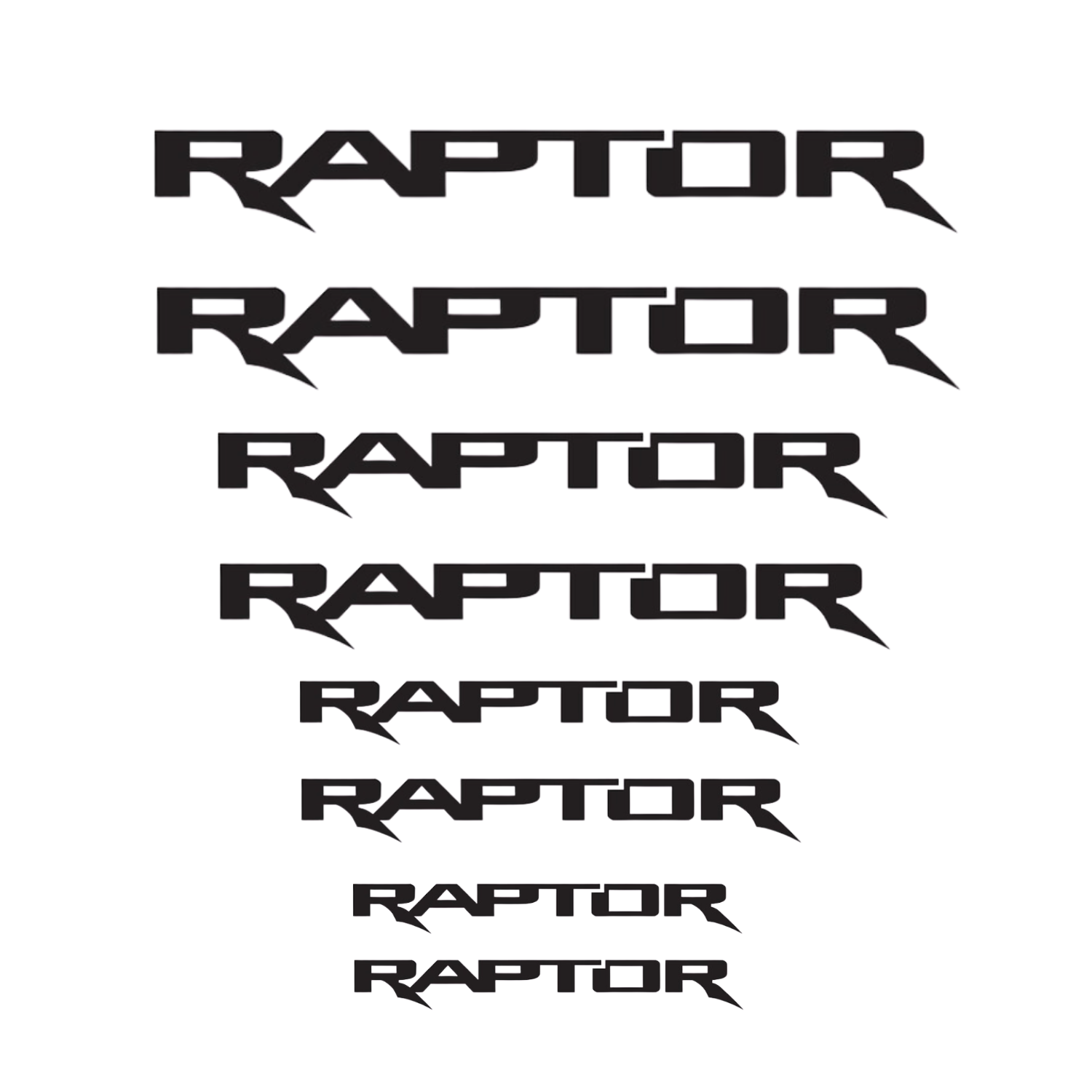 Ford Raptor Brake Caliper Decal Kit | Premium Vinyl Stickers 6PC Set