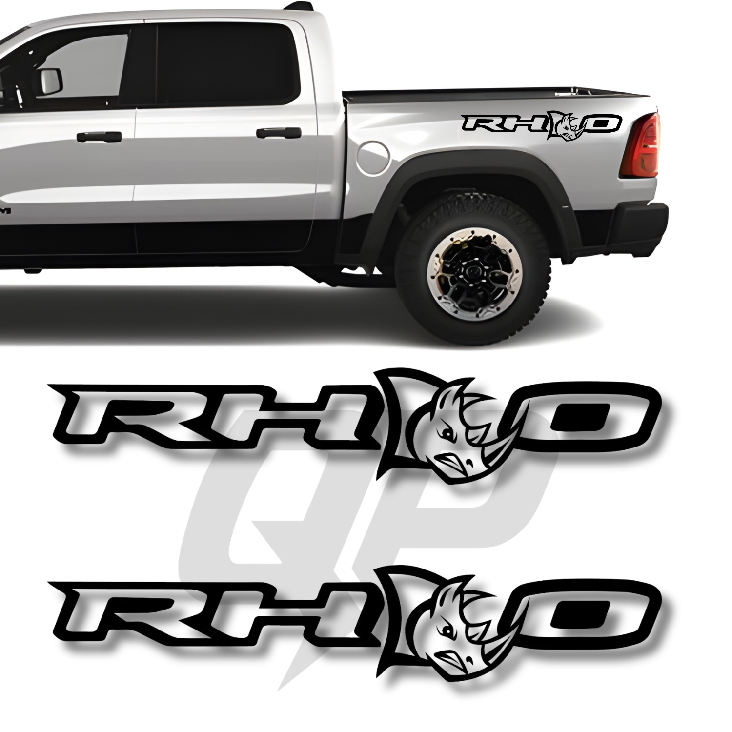 Dodge Ram RHO Rhino Graphic Kit - Side Vinyl Decals