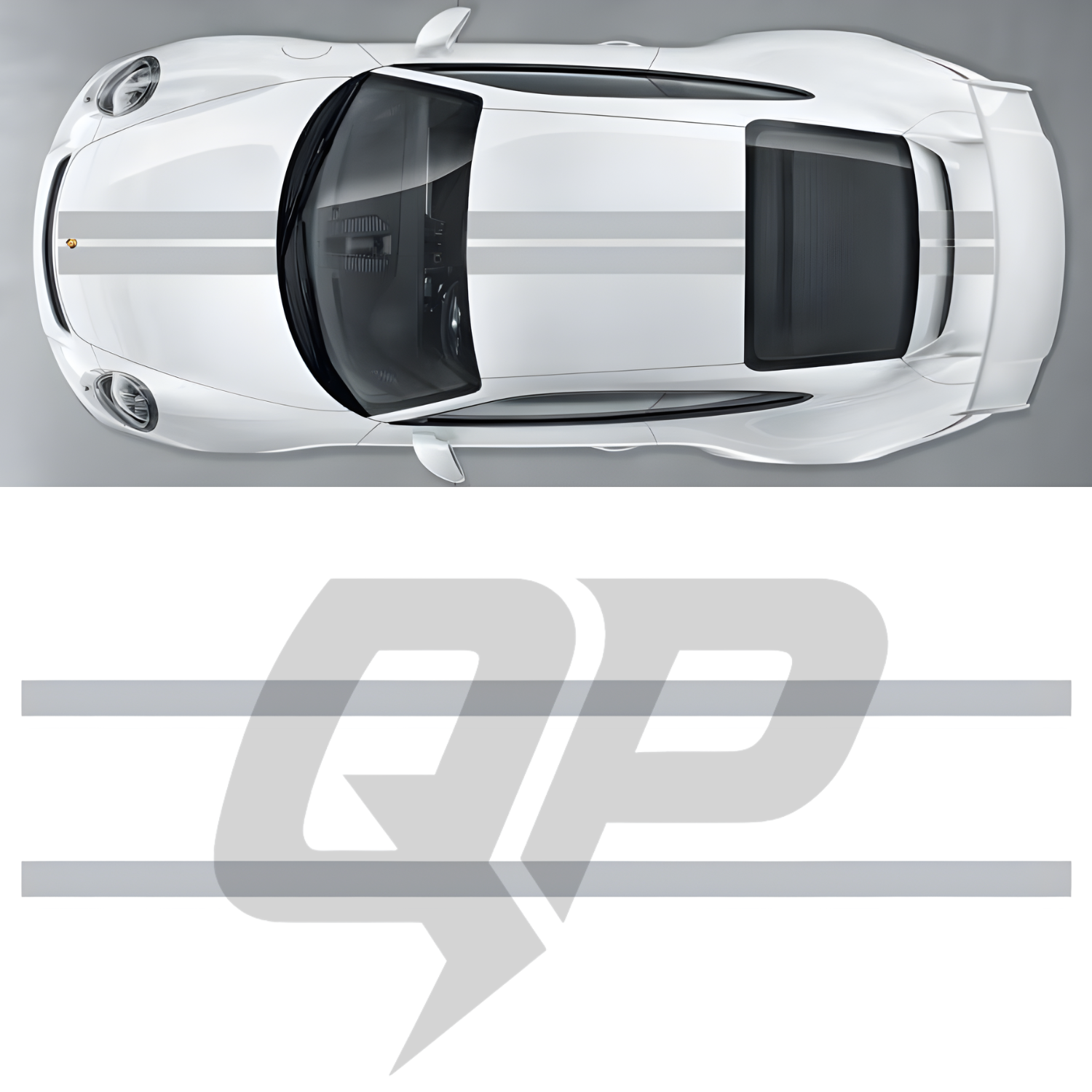Sport Classic Center Stripe for 991 – Premium Vinyl Decal Kit