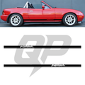 Mazda Miata MX-5 Roadster Double Stripe Decal | NA NB NC Premium Vinyl