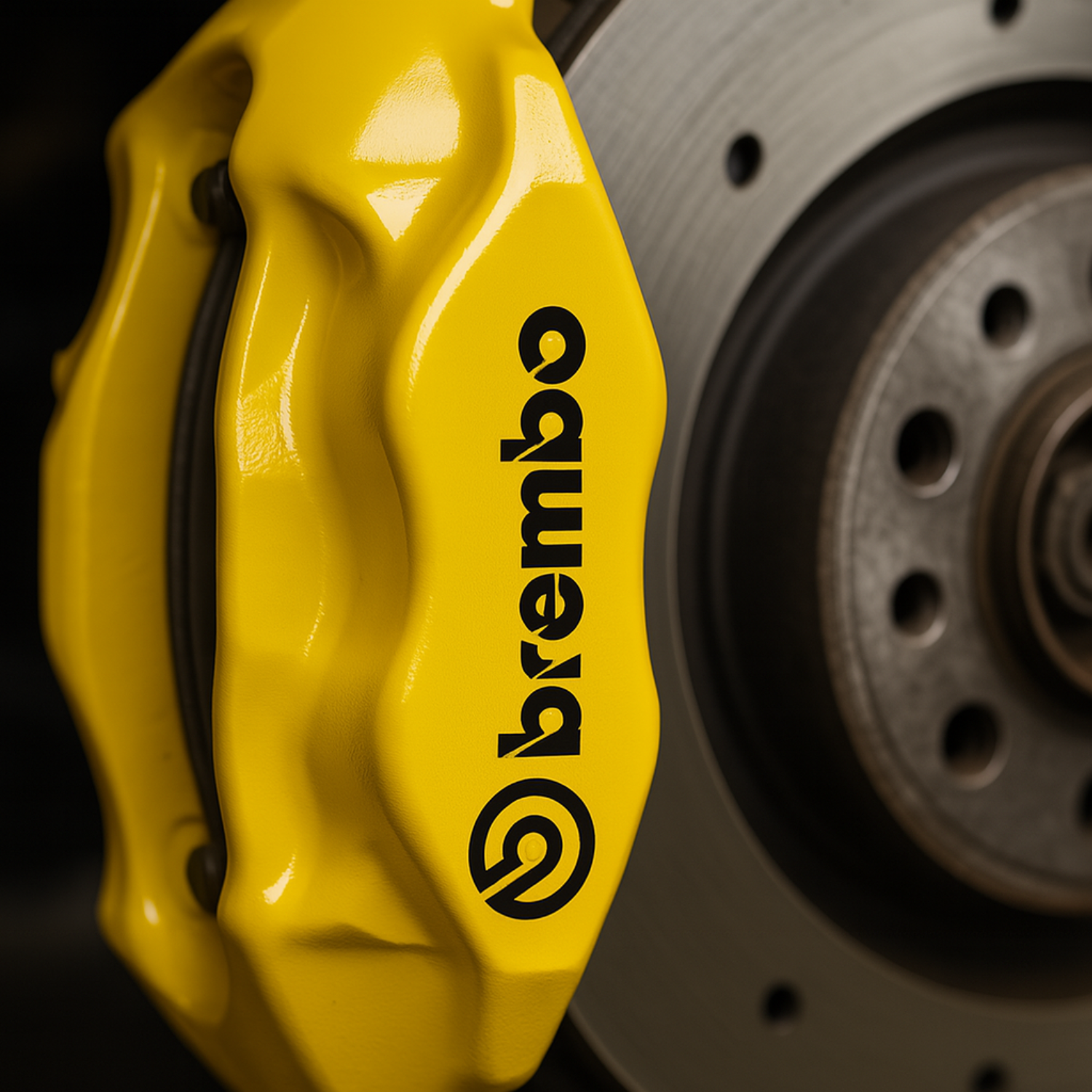 Brembo Brake Caliper Decal Kit – 4 Sets, Universal Fit (Multiple Sizes)