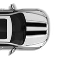 Double line hood decals graphics compatible with Dodge Ram