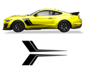 Ford Mustang Side Door 2 Color Graphics