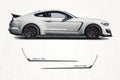 Ford Mustang Shelby GT350 Rocker Panel Side Stripes Decal Kit – Racing Graphics