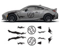 86 Side Accent Decals - BRZ FRS GT86 GR86 Graphics Kit