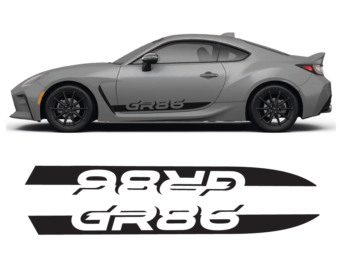 GR86 Side Graphics Decals