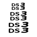 For Citroen DS3 Cabrio DS4 DS5 Prestige DS6 DS DS7 Auto Tuning Accessories 6Pcs Car Brake Caliper Badge Sticker Vinyl Film Decal
