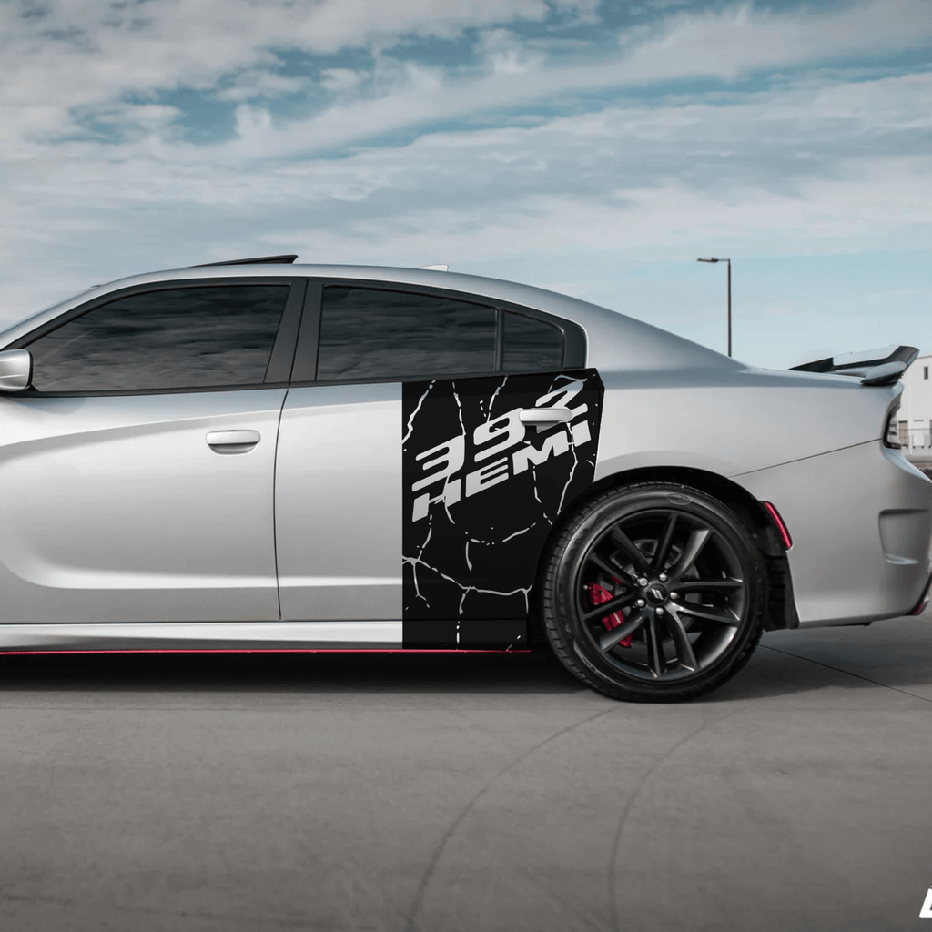 392 Super Bee Scat Pack Side Stripe Decal Set – 2-Pack for 2015–2023 Dodge Charger