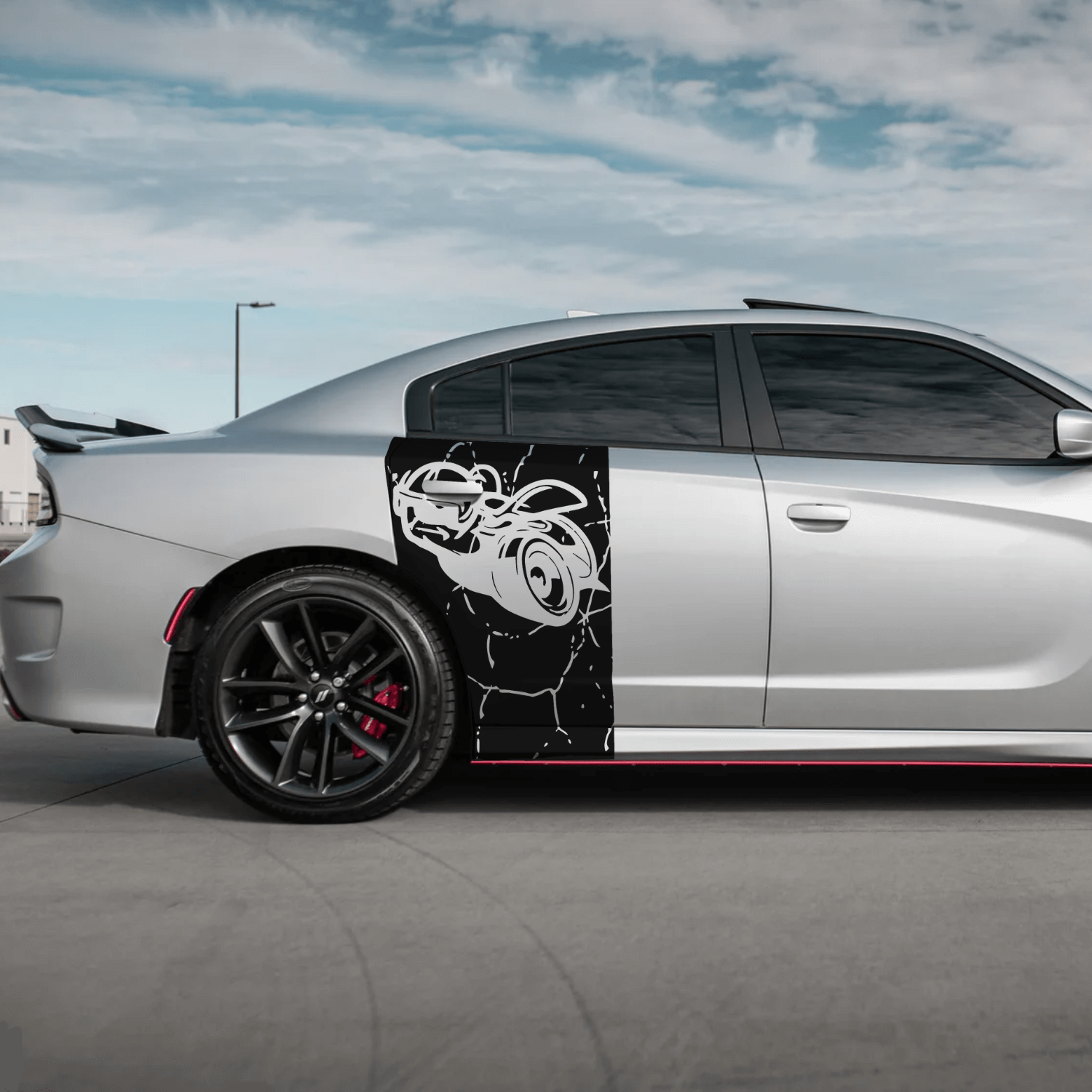 392 Super Bee Scat Pack Side Stripe Decal Set – 2-Pack for 2015–2023 Dodge Charger