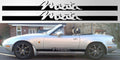 Mazda Miata MX-5 Script Stripe Decal | NA NB NC Premium Vinyl