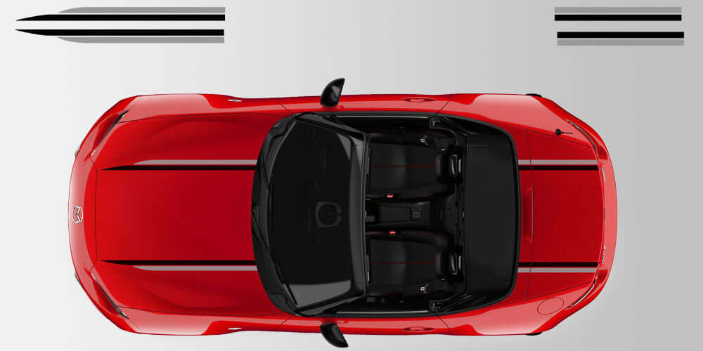 Miata MX-5 ND Double Split Center Stripes