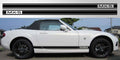 Mazda Miata MX-5 Triple Stripe Decal Graphic