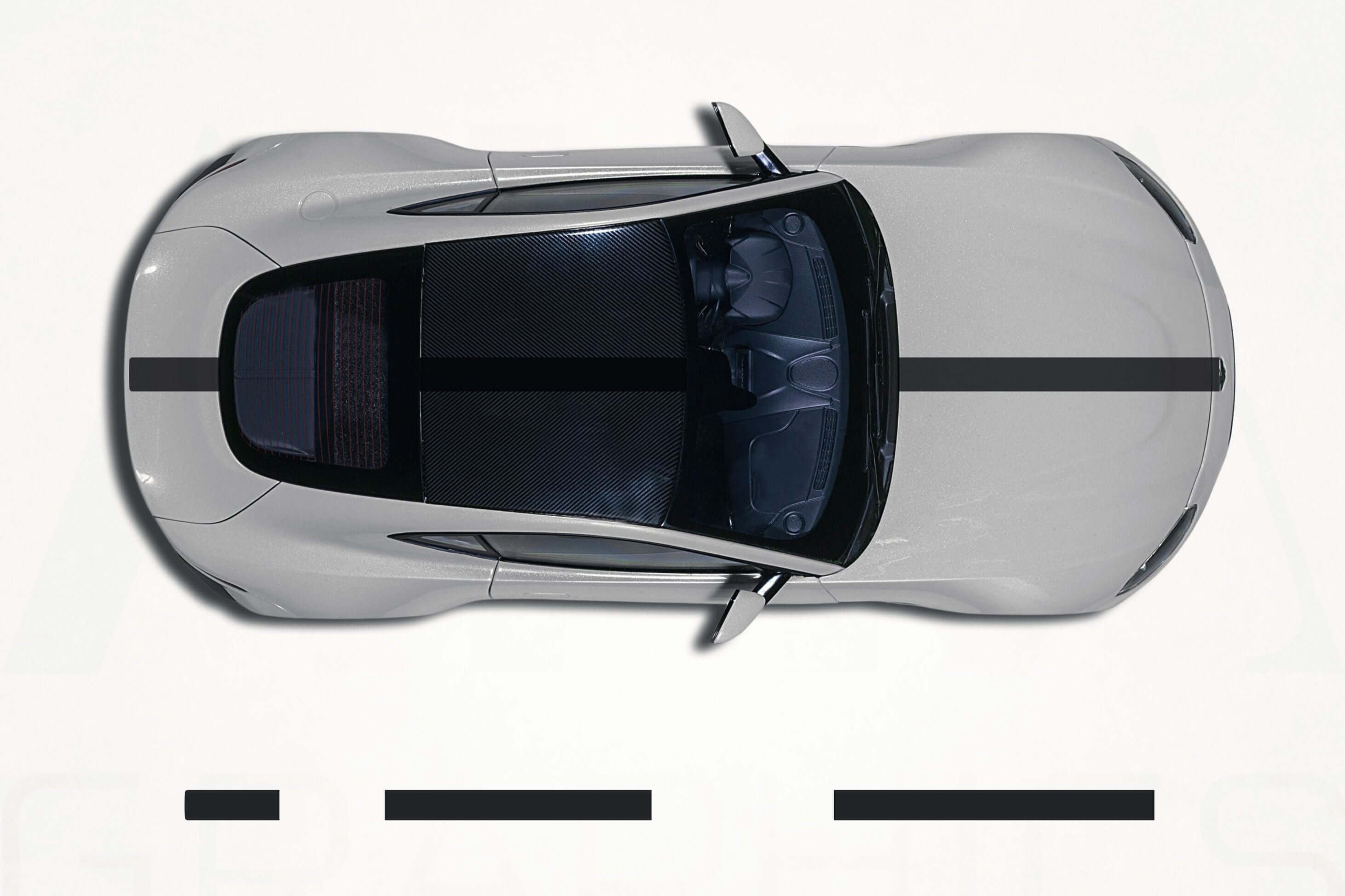 Aston Martin Vantage Center Racing Stripes – Vinyl Decal Kit