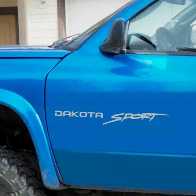 Dodge Dakota Sport Side Decals 26" - Premium Vinyl Graphics Kit (Pair)