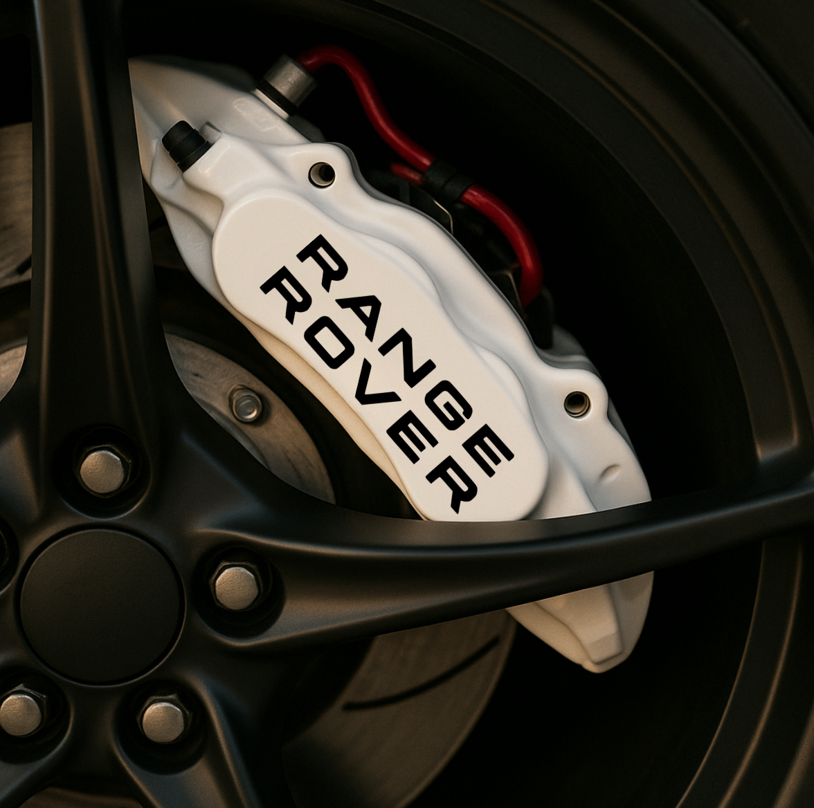Range Rover Brake Caliper Decals – Universal Fit | Set of 8 (3" to 6")