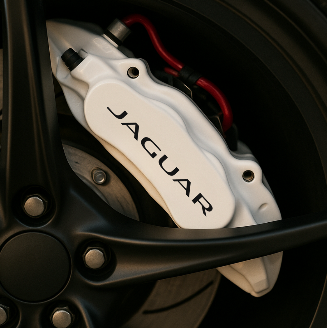 Jaguar Brake Caliper Decals – Universal Fit | Set of 8 (3" to 6")