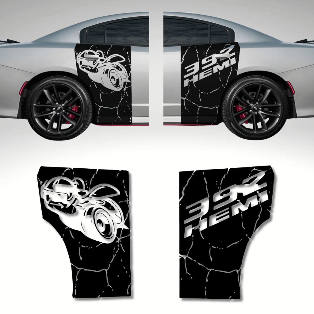 392 Super Bee Scat Pack Side Stripe Decal Set – 2-Pack for 2015–2023 Dodge Charger