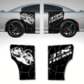392 Super Bee Scat Pack Side Stripe Decal Set – 2-Pack for 2015–2023 Dodge Charger